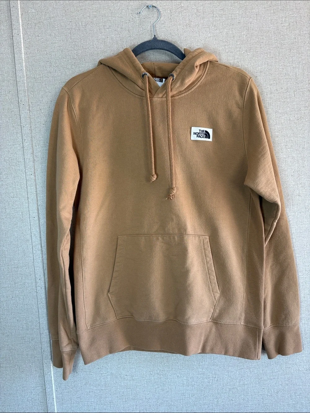 The North Face Hoodie Bundle of 2 Blue & Tan Pullover Sweatshirts Men's Small